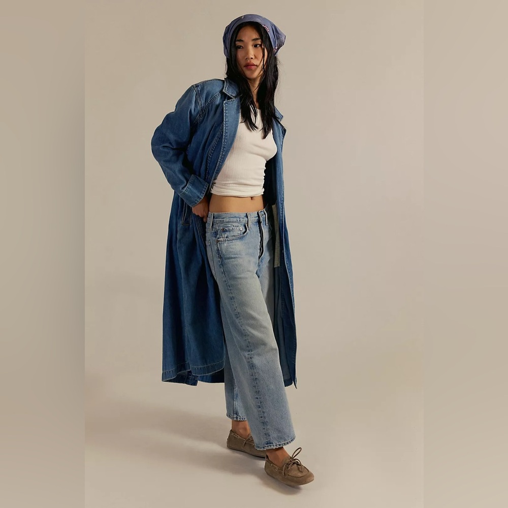 Free People Monique Indigo Duster in Sunlight Blue - Picture 2 of 12